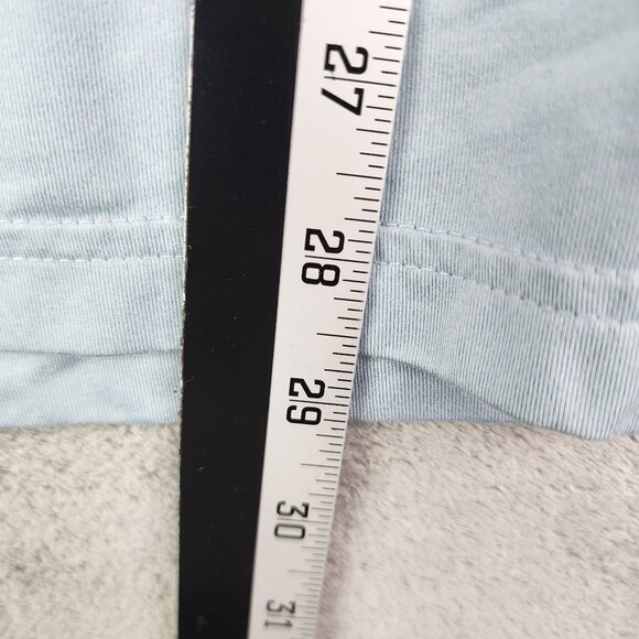 Mens Swannies Golf Polo Shirt Light Blue Short Sleeve Size L - Picture 10 of 11